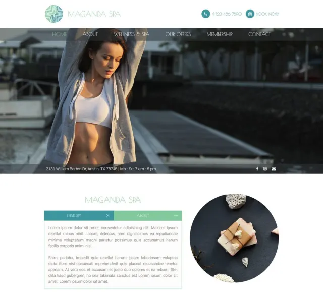 Aperçu du modèle Maganda