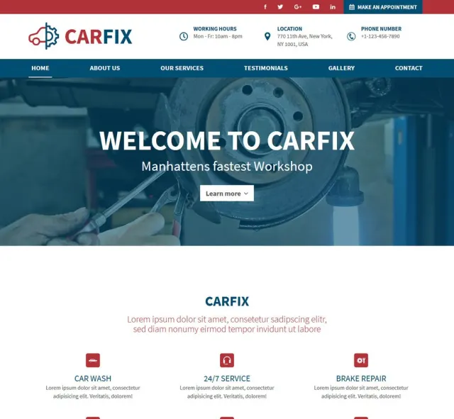 Aperçu du modèle CarFix