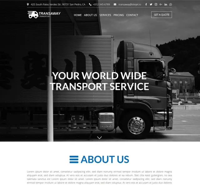 Aperçu du modèle Transaway
