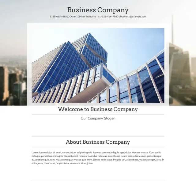 Aperçu du modèle Business