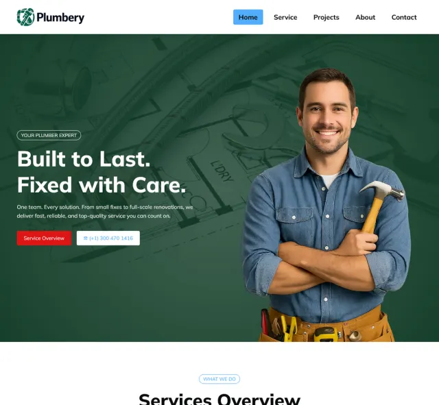 Aperçu du modèle Plumbery