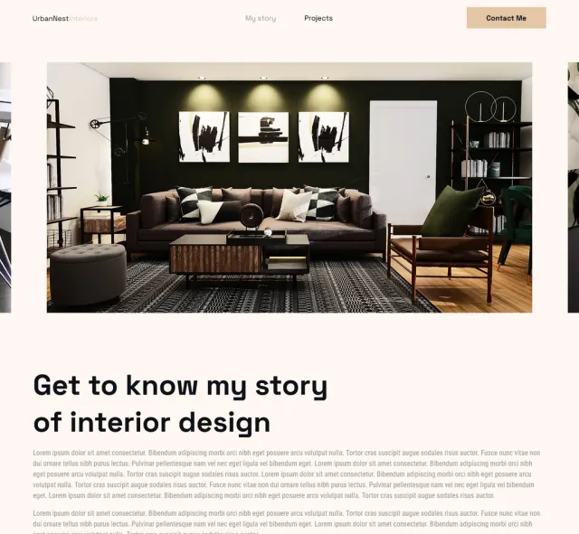 Aperçu du modèle UrbanNest Interiors